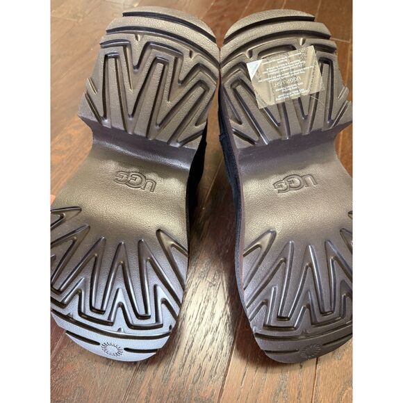 UGG Classic Ultra Mini New Heights Black Women’s Boots - Picture 2 of 6